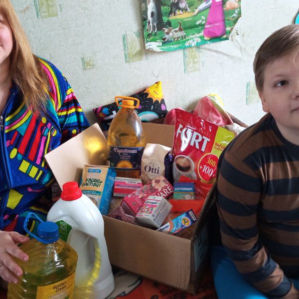 We are continuing to support the people who were forced to leave their houses in Ukraine