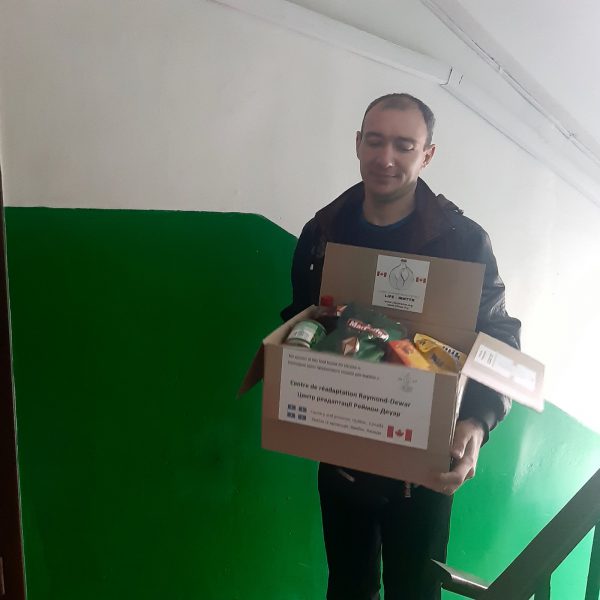 Our staff is delivering as many food baskets as possible every day