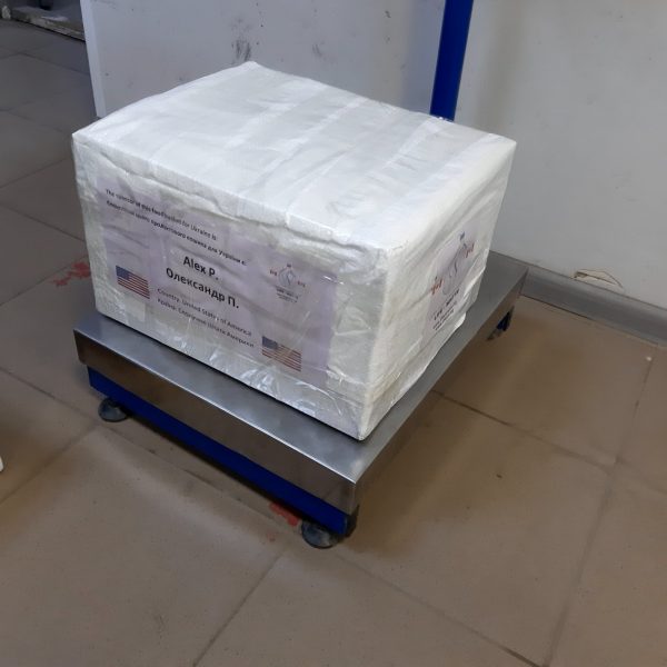 Sending food baskets to families in need all over Ukraine