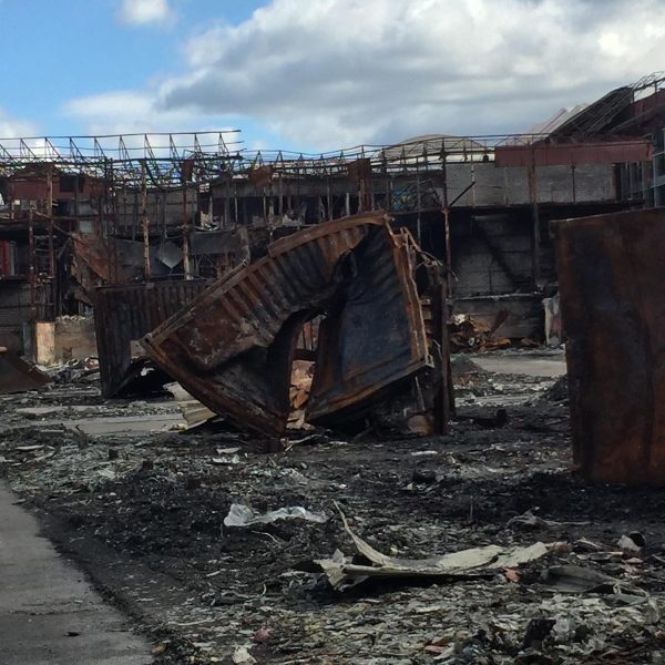 Destruction in Ukraine caused by missile strikes