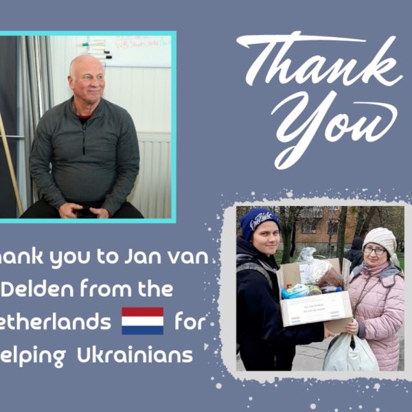 Thank you to Jan van Delden for the support