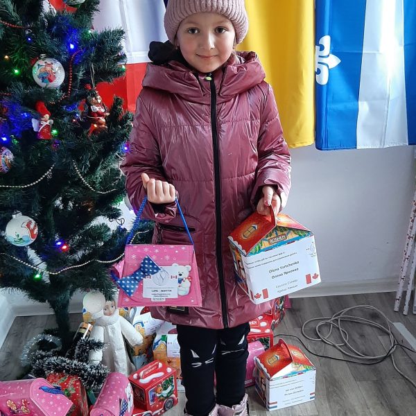 Merci à Olena Yartchenko d’avoir soutenu les enfants Ukrainiens pendant les fêtes