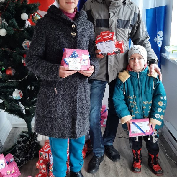 Merci à Lise et Jean-Luc du Canada pour leur soutien aux enfants Ukrainiens